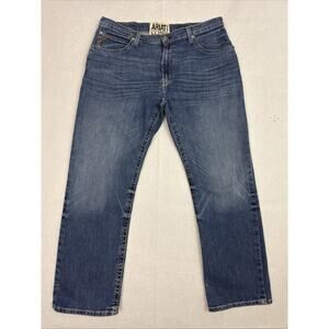 Ariat M4 Bootcut Jeans Mens 40x32 Blue Low Rise Stretch Denim